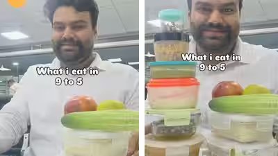 ‘Bhujia sev ke baad green tea followed with golgappe is diabolical’: Paneer paratha at 9 am, golgappe at 2:30 pm, Gurugram man’s office food routine has the internet amused ‘Bhujia sev ke baad green tea followed with golgappe is diabolical’: Paneer paratha at 9 am, golgappe at 2:30 pm, Gurugram man’s office food routine has the internet amused