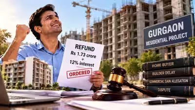 Man paid Rs 1.73 crore for Gurgaon flat, waited over a decade without possession; builder alleges homebuyer bought it for commercial gain, consumer commission awards refund with 12% interest & Rs 4 lakh Man paid Rs 1.73 crore for Gurgaon flat, waited over a decade without possession; builder alleges homebuyer bought it for commercial gain, consumer commission awards refund with 12% interest & Rs 4 lakh