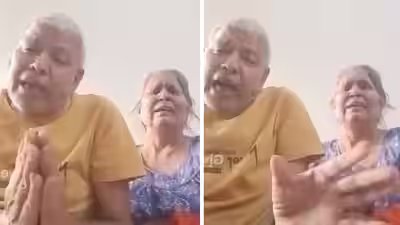“Aurangzeb se bhi bura…”: Elderly Agra couple alleges son sold their house for Rs 46 lakh and threw them out; video viral “Aurangzeb se bhi bura…”: Elderly Agra couple alleges son sold their house for Rs 46 lakh and threw them out; video viral