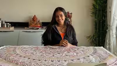 Meet Disha Daga, the 26-year-old Pune woman who began drawing mandalas in her notebooks without studying art and went on to paint for the RBI, work with major brands and teach over 25,000 students Meet Disha Daga, the 26-year-old Pune woman who began drawing mandalas in her notebooks without studying art and went on to paint for the RBI, work with major brands and teach over 25,000 students