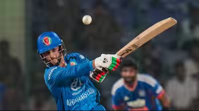 Azmatullah Omarzai scripts history after walking in at 5/4, smashes T20I world record | Cricket News Azmatullah Omarzai scripts history after walking in at 5/4, smashes T20I world record | Cricket News
