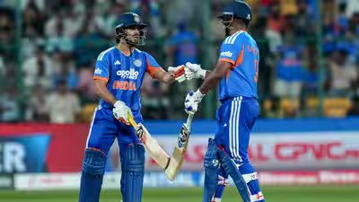 Rain washes out Bengaluru series decider after India script history in fifth T20I against West Indies | Cricket News Rain washes out Bengaluru series decider after India script history in fifth T20I against West Indies | Cricket News