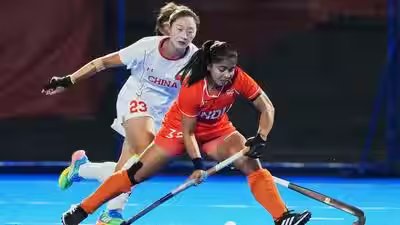 Lalremsiami’s wonder strike hands Indian women’s hockey 1-0 win over China, gold after 44 years at Asian Games; Olympics quota sealed | Asian Games 2026 News Lalremsiami’s wonder strike hands Indian women’s hockey 1-0 win over China, gold after 44 years at Asian Games; Olympics quota sealed | Asian Games 2026 News