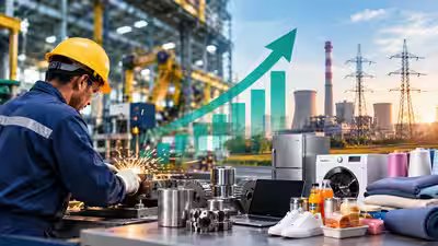 Industrial output grows 6.7% on manufacturing, electricity Industrial output grows 6.7% on manufacturing, electricity