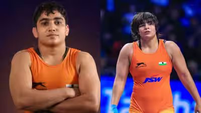 World Wrestling Championships: India script history as Neelam Sirohi, Kajal Dhochak settle for silver | More sports News World Wrestling Championships: India script history as Neelam Sirohi, Kajal Dhochak settle for silver | More sports News