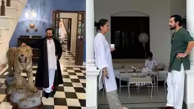 Saif Ali Khan House: Inside Saif Ali Khan’s Rs 800 crore Pataudi Palace: 150 rooms, grand verandas, Venetian chandeliers and more | Hindi Movie News Saif Ali Khan House: Inside Saif Ali Khan’s Rs 800 crore Pataudi Palace: 150 rooms, grand verandas, Venetian chandeliers and more | Hindi Movie News