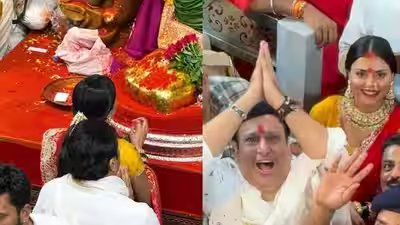 Divya Khossla questions Govinda’s rumoured girlfriend Komal Rani Swarnkar’s ‘sindoor’ during Lalbaughcha Raja visit: ‘Atleast stop using our religion for your agenda’ | Divya Khossla questions Govinda’s rumoured girlfriend Komal Rani Swarnkar’s ‘sindoor’ during Lalbaughcha Raja visit: ‘Atleast stop using our religion for your agenda’ |