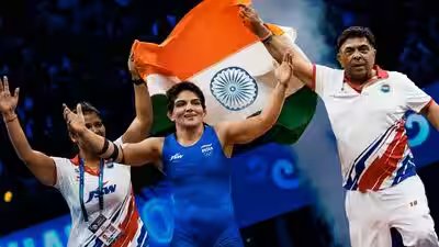 ‘When down, Manisha sher ki tarah jhapatta maarti hai’: How Bhanwala overturned 0-6 deficit to win historic gold at World Championships | More sports News ‘When down, Manisha sher ki tarah jhapatta maarti hai’: How Bhanwala overturned 0-6 deficit to win historic gold at World Championships | More sports News