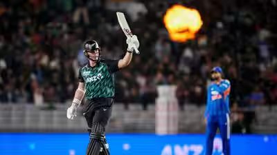 Glenn Phillips scripts history, unleashes mayhem as New Zealand smash highest-ever T20I total vs India | Cricket News Glenn Phillips scripts history, unleashes mayhem as New Zealand smash highest-ever T20I total vs India | Cricket News
