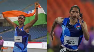 India’s medal storm! 24 medals, five golds as Nishad Kumar, Deepthi Jeevanji shine at Asian Para Games | Asian Para Games 2026 News India’s medal storm! 24 medals, five golds as Nishad Kumar, Deepthi Jeevanji shine at Asian Para Games | Asian Para Games 2026 News
