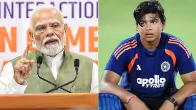 PM Modi praises teenage Asiad medallists, Vaibhav Sooryavanshi’s reaction says it all | Cricket News PM Modi praises teenage Asiad medallists, Vaibhav Sooryavanshi’s reaction says it all | Cricket News