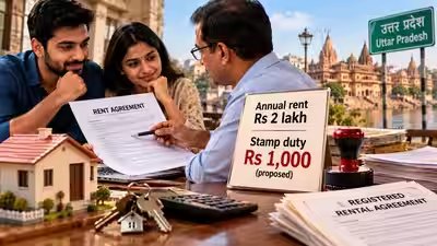 Renting a house in UP? Proposed Rs 1,000 stamp duty on Rs 2 lakh annual rent aims to cut costs, boost registered rent agreements and protect tenants and landlords, here’s how Renting a house in UP? Proposed Rs 1,000 stamp duty on Rs 2 lakh annual rent aims to cut costs, boost registered rent agreements and protect tenants and landlords, here’s how