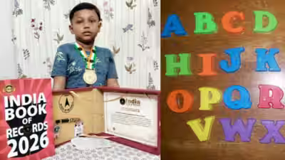 7-year-old Tripura boy writes alphabets of 30 languages in 93 minutes and enters India Book of Records 7-year-old Tripura boy writes alphabets of 30 languages in 93 minutes and enters India Book of Records