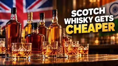 Scotch whisky gets cheaper in India after UK trade pact: Johnnie Walker Black Label prices falls to Rs 3,800 from Rs 4,250, J&B to Rs 1,700 from Rs 2,300 as tariff drops from 150% to 75% Scotch whisky gets cheaper in India after UK trade pact: Johnnie Walker Black Label prices falls to Rs 3,800 from Rs 4,250, J&B to Rs 1,700 from Rs 2,300 as tariff drops from 150% to 75%