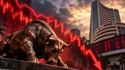 Amid volatile trades, sensex falls for 4th day Amid volatile trades, sensex falls for 4th day