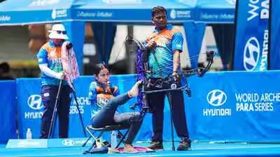 Sheetal Devi, Toman Kumar win compound mixed team gold at Asian Para Games | Asian Para Games 2026 News Sheetal Devi, Toman Kumar win compound mixed team gold at Asian Para Games | Asian Para Games 2026 News