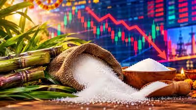 Sugar stocks tumble today: Bajaj Hindusthan, Renuka Sugars plunge up to 5%; here’s why Sugar stocks tumble today: Bajaj Hindusthan, Renuka Sugars plunge up to 5%; here’s why