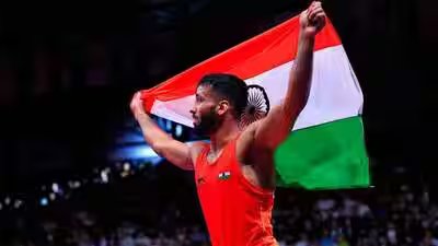 Sujeet Kalkal wins India’s first wrestling gold at Asian Games 2026 | Asian Games 2026 News Sujeet Kalkal wins India’s first wrestling gold at Asian Games 2026 | Asian Games 2026 News