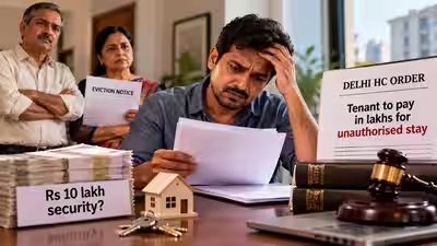 Tenant claimed landlords withheld Rs 10 lakh security deposit and refused to vacate shop; Delhi High Court rules against him, orders payout for unauthorised stay Tenant claimed landlords withheld Rs 10 lakh security deposit and refused to vacate shop; Delhi High Court rules against him, orders payout for unauthorised stay
