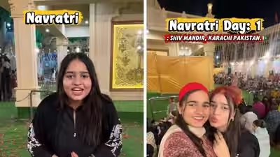‘This is not India, this is Pakistan’: Viral Navratri video from Karachi temple wins hearts online ‘This is not India, this is Pakistan’: Viral Navratri video from Karachi temple wins hearts online