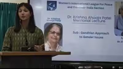 ‘You cannot speak about gender justice while silencing a woman’: Nia Patel recalls being asked to ‘keep it short’ at her Nobel-nominated grandmother Krishna Ahooja-Patel’s memorial in Ahmedabad ‘You cannot speak about gender justice while silencing a woman’: Nia Patel recalls being asked to ‘keep it short’ at her Nobel-nominated grandmother Krishna Ahooja-Patel’s memorial in Ahmedabad