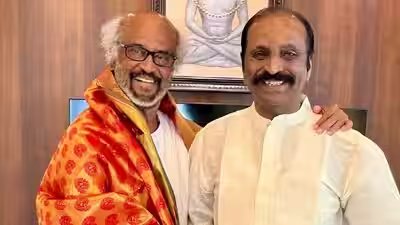 Jailer 2: ‘Whenever I meet Rajinikanth, my heart sings a melody’: Vairamuthu clarifies why he met the superstar ahead of ‘Jailer 2’ release, says they did not discuss politics | Tamil Movie News Jailer 2: ‘Whenever I meet Rajinikanth, my heart sings a melody’: Vairamuthu clarifies why he met the superstar ahead of ‘Jailer 2’ release, says they did not discuss politics | Tamil Movie News