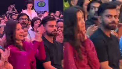 Virat Kohli and Anushka Sharma make rare appearance at Krishna Das kirtan concert in Mumbai, chant ‘Hari Naam’ and groove, netizens react as videos go viral | Virat Kohli and Anushka Sharma make rare appearance at Krishna Das kirtan concert in Mumbai, chant ‘Hari Naam’ and groove, netizens react as videos go viral |