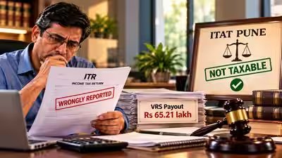 Man opted for VRS after employer shut plant, got Rs 65.21 lakh and reported it as advance salary in ITR; Section 89 relief was denied, but ITAT Pune later ruled it a non-taxable capital receipt Man opted for VRS after employer shut plant, got Rs 65.21 lakh and reported it as advance salary in ITR; Section 89 relief was denied, but ITAT Pune later ruled it a non-taxable capital receipt