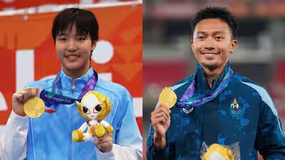 Asian Games 2026 MVPs: Meet teenage sensation Yu Zidi and sprint king Puripol Boonson | Asian Games 2026 News Asian Games 2026 MVPs: Meet teenage sensation Yu Zidi and sprint king Puripol Boonson | Asian Games 2026 News